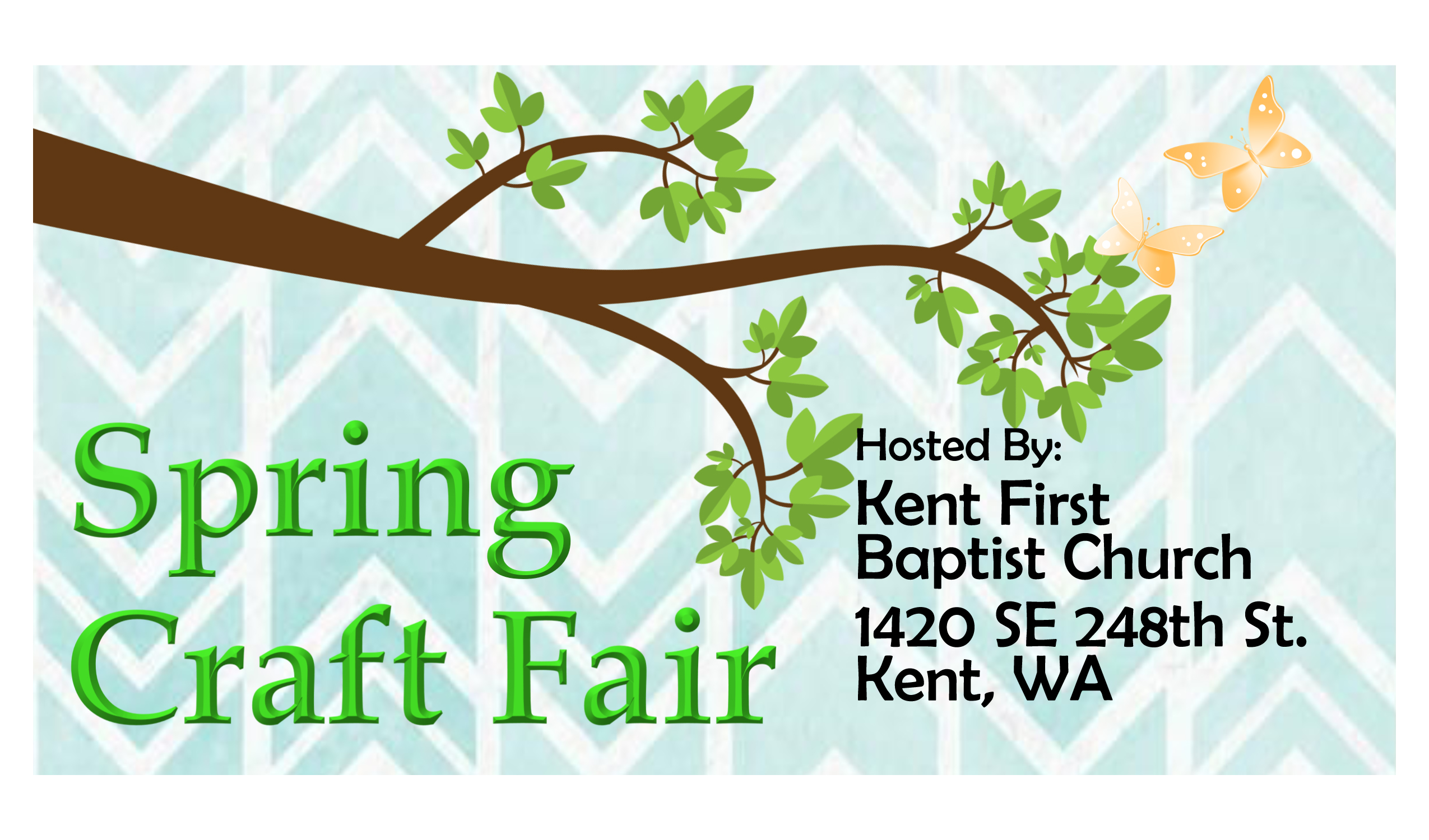 craft fair Kent First Baptist Church